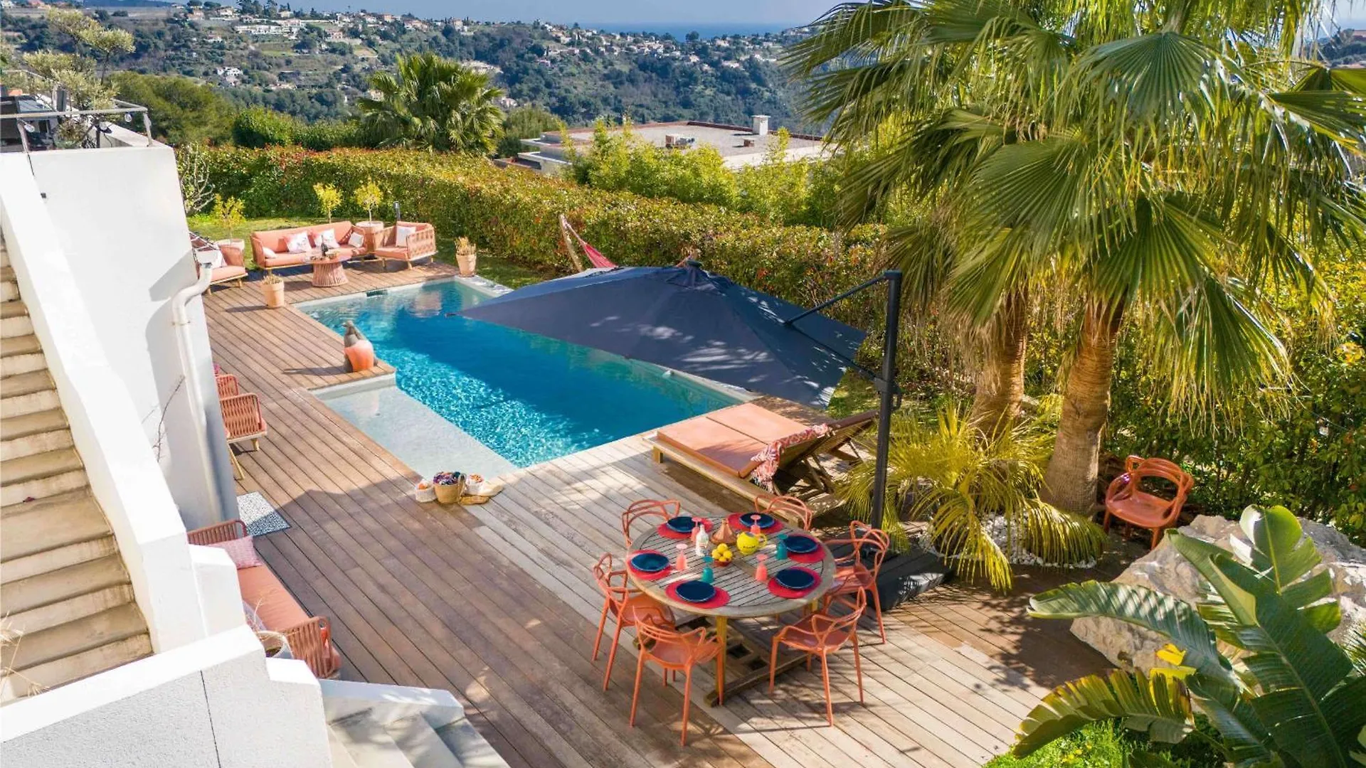 Beautiful Villa - Garden - Pool - Sea View ニース