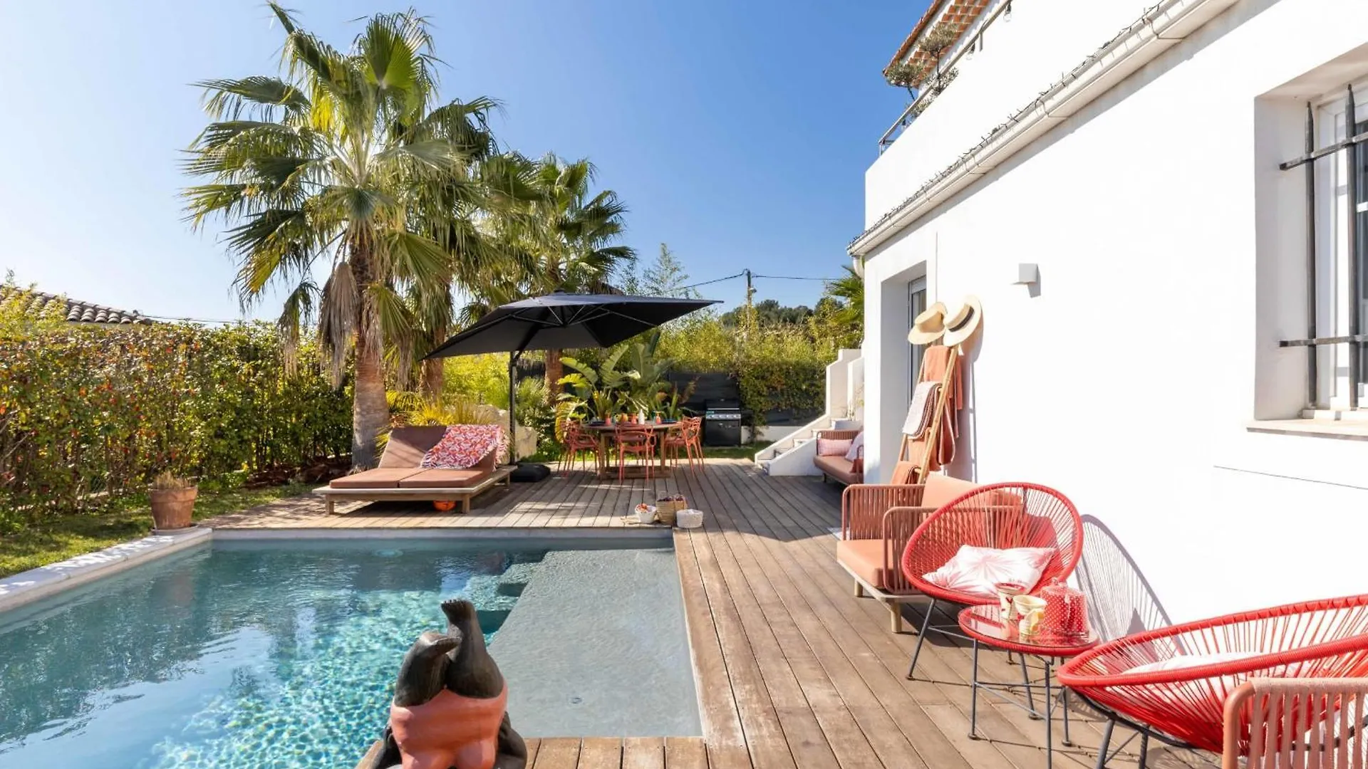 Beautiful Villa - Garden - Pool - Sea View ニース